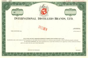 International Distillers Brands, LTD